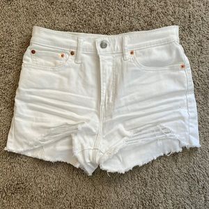 Levi Hi-rise shorts